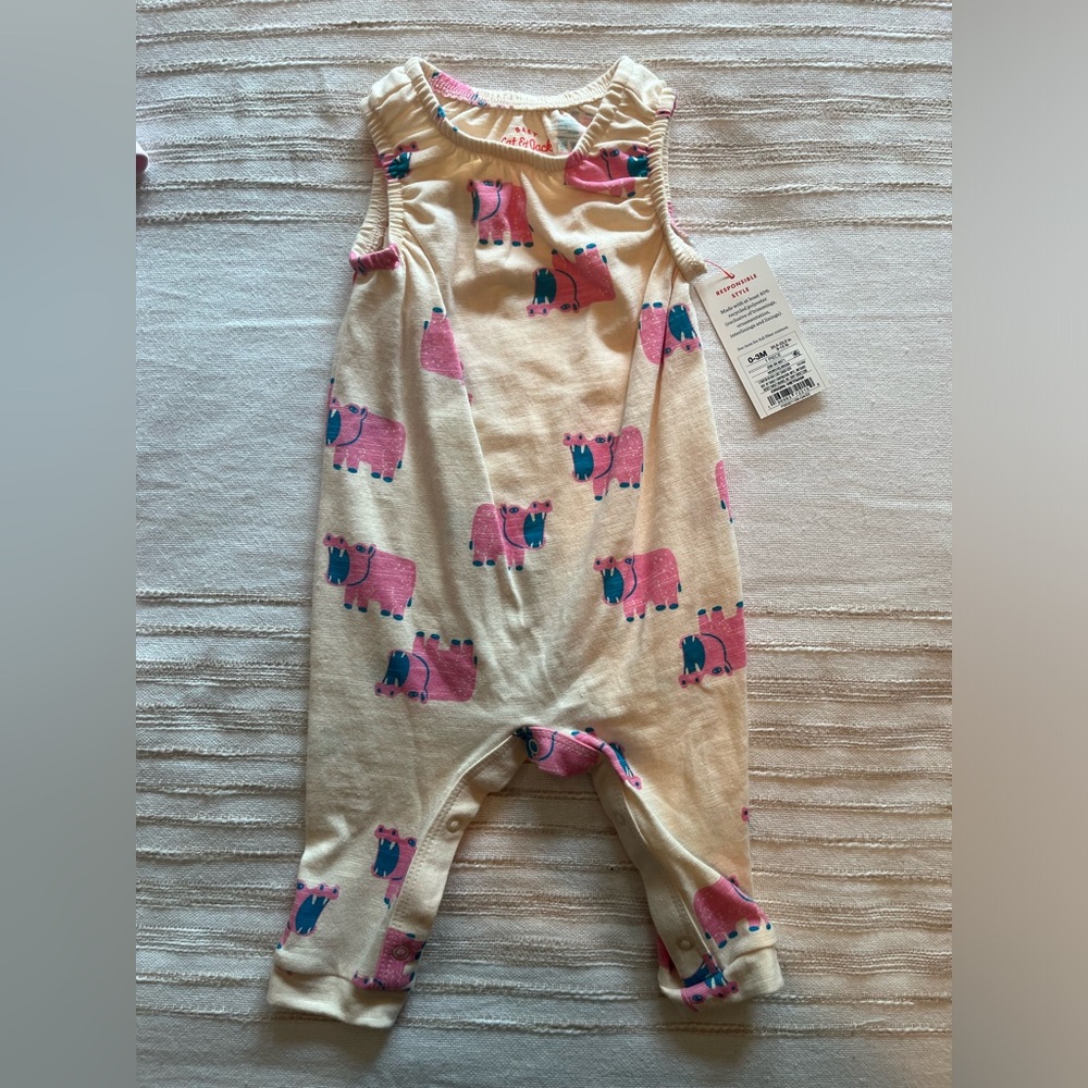 Cat & Jack Hippo Outfit